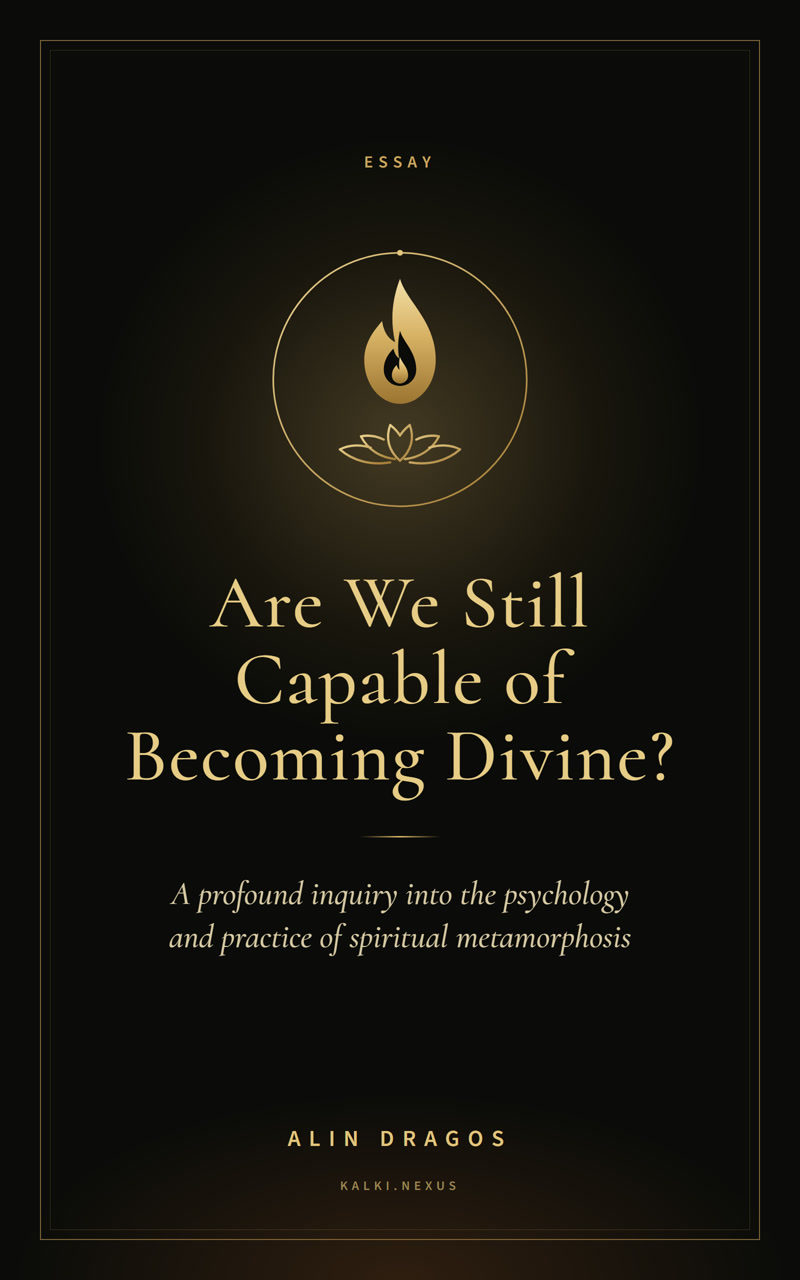 Cover of the book “Are We Still Capable of Becoming Divine?”, by Alin Dragoș