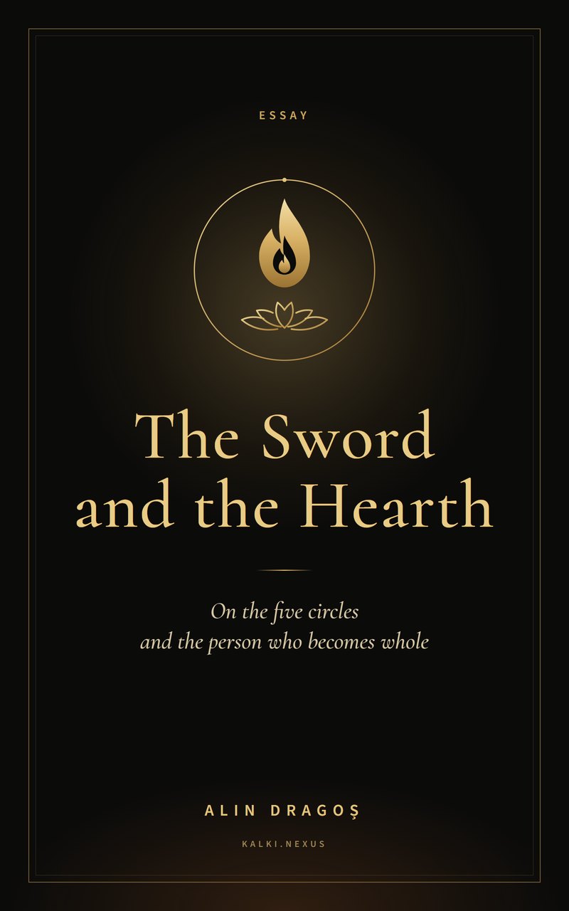 Cover of the book “The Sword and the Hearth”, by Alin Dragoș