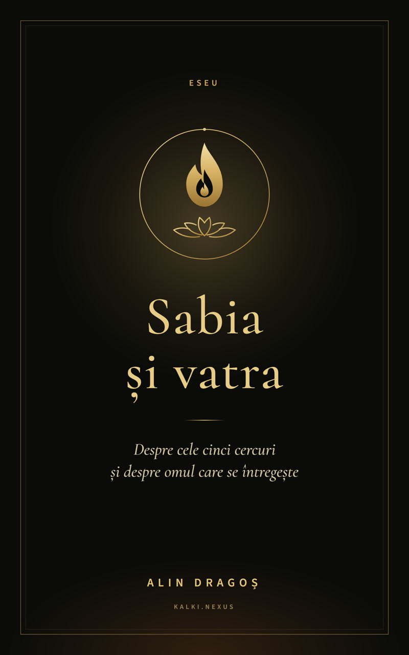 Coperta cărții „Sabia și vatra”, de Alin Dragoș